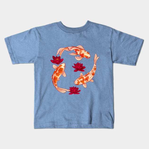 Carps Kids T-Shirt by Lyara Costa